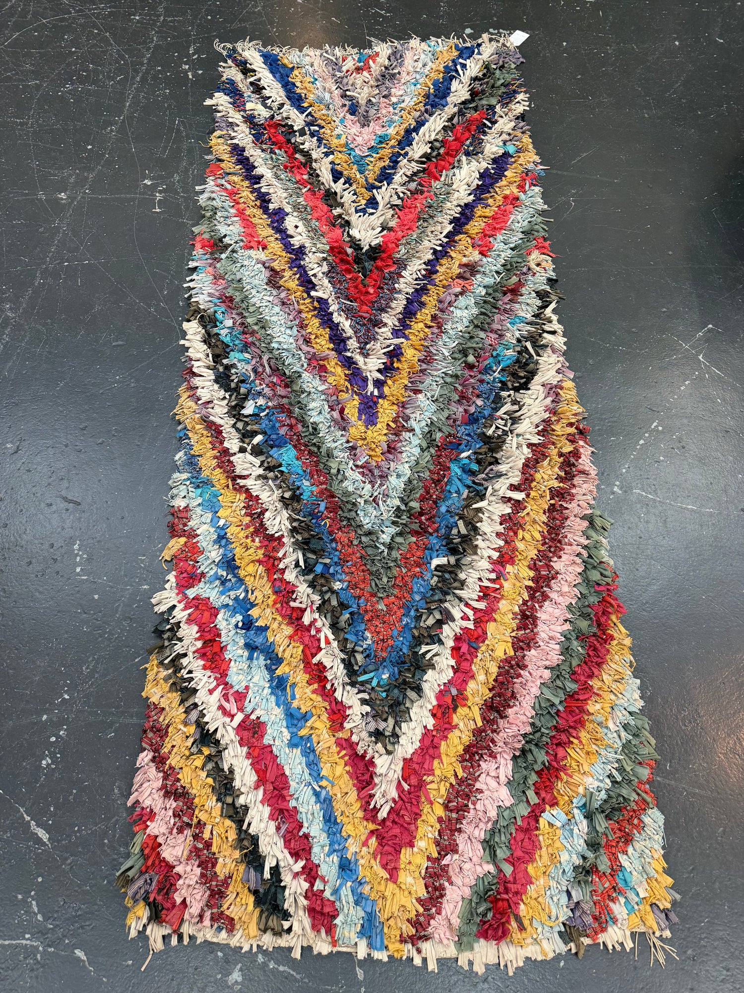 Vintage Boucherouite Runner RUB001