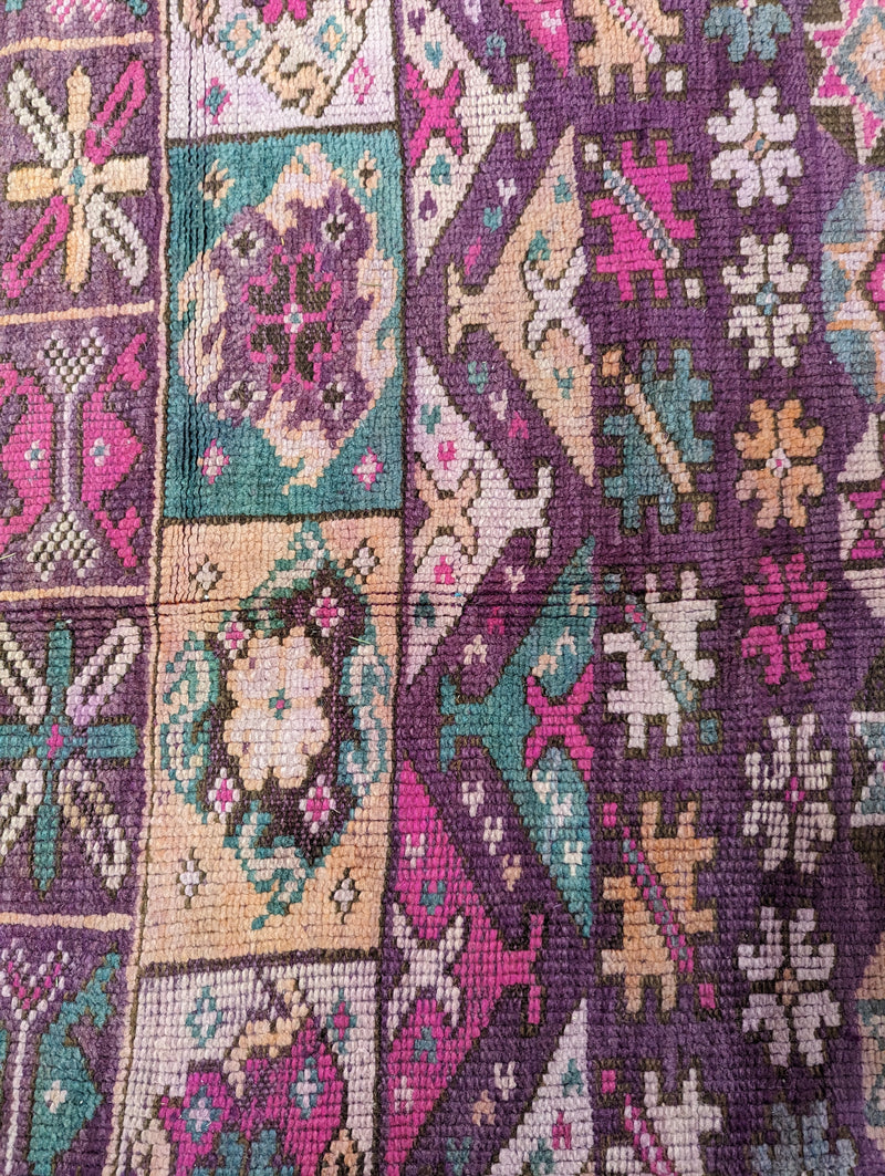 'Midnight Berries' Late 70's Boujaad Rug