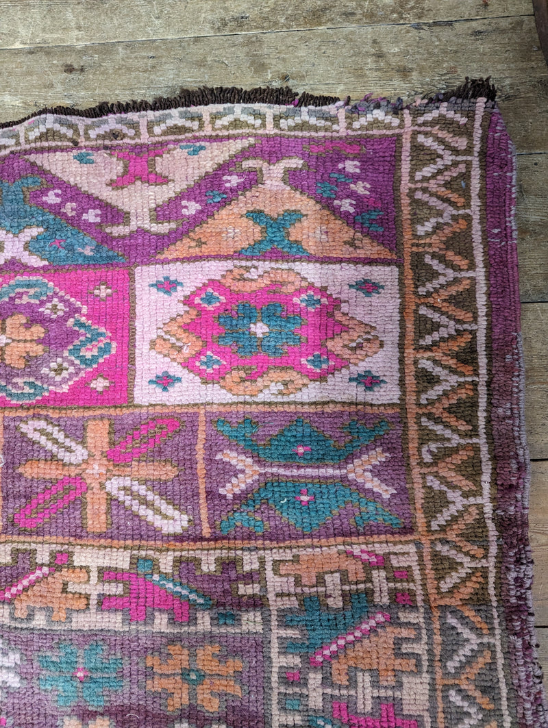 'Midnight Berries' Late 70's Boujaad Rug
