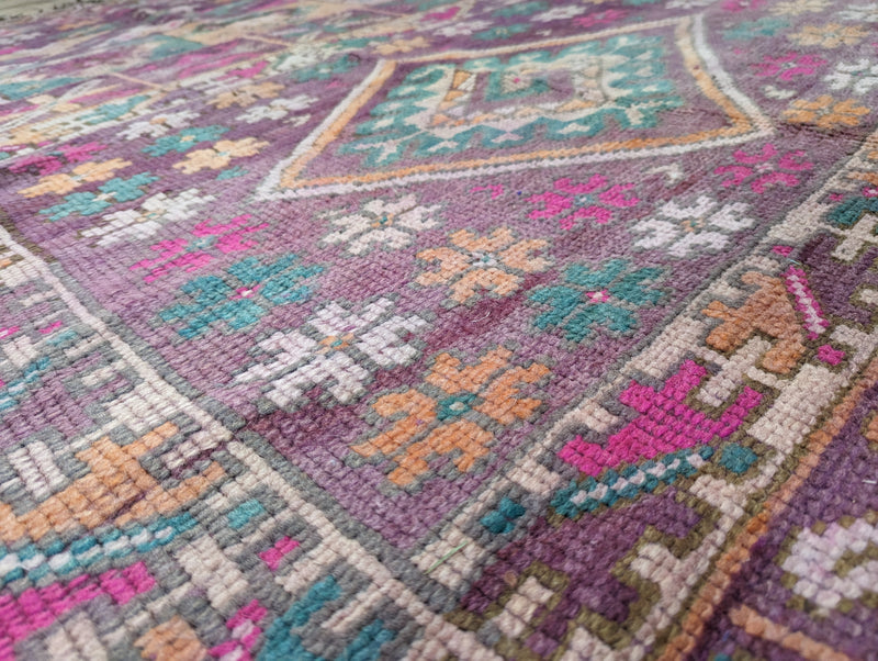 'Midnight Berries' Late 70's Boujaad Rug