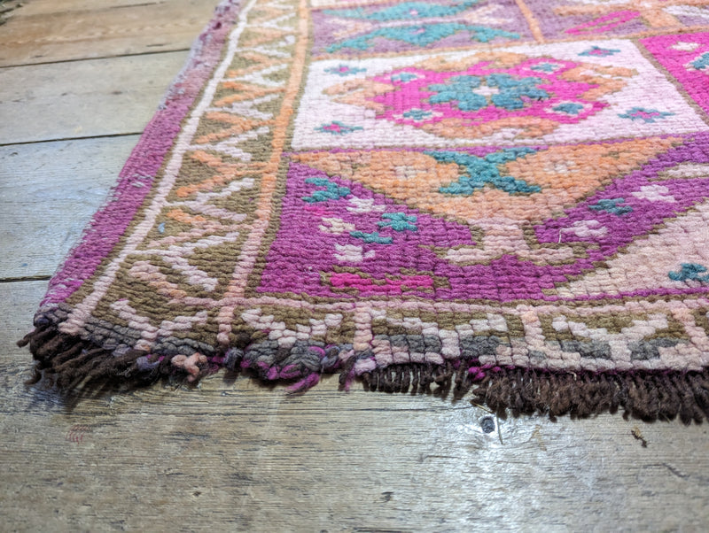 'Midnight Berries' Late 70's Boujaad Rug