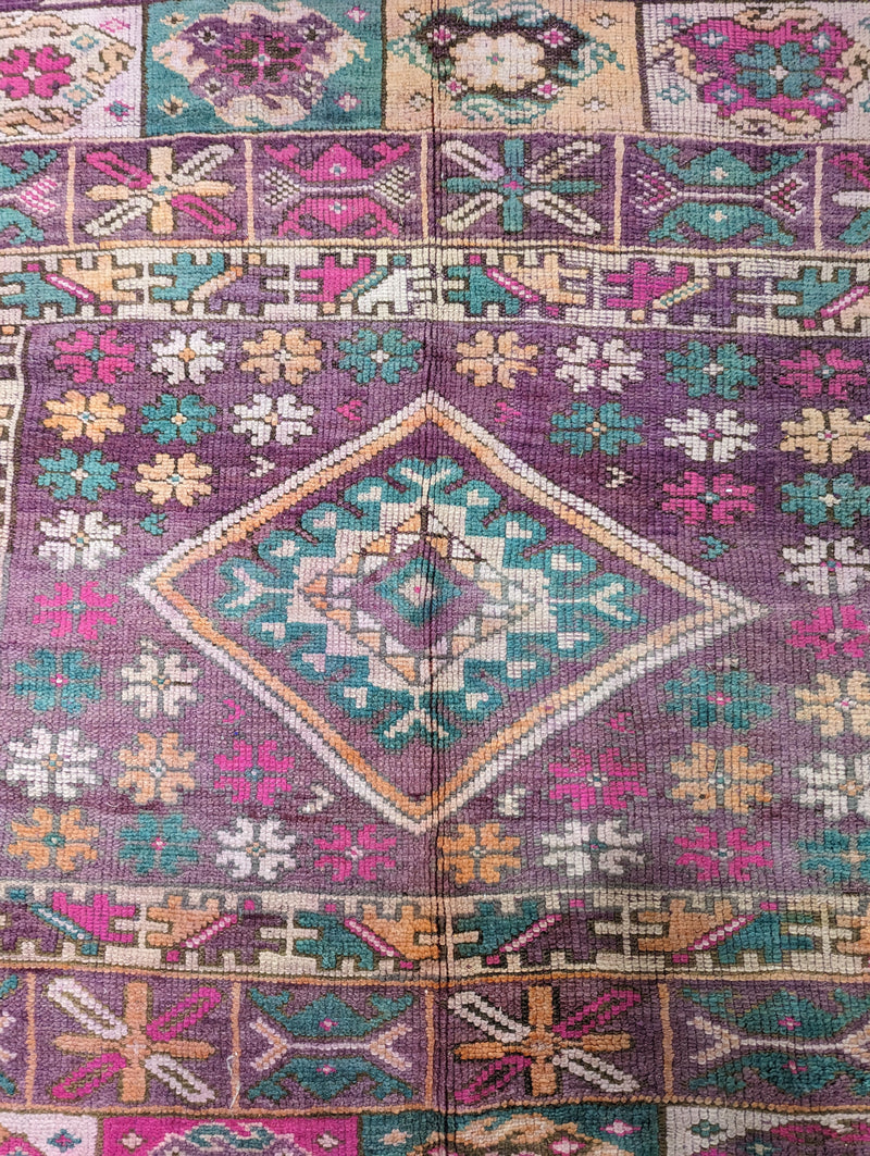 'Midnight Berries' Late 70's Boujaad Rug
