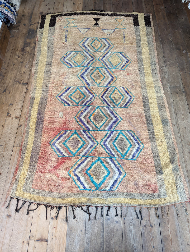 Full of Diamonds' - Antique Boujaad Rug RUBJ002