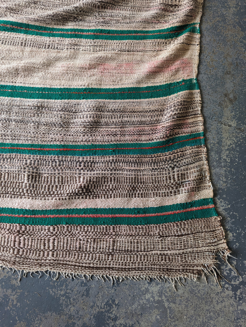 "Emerald Bands " 1970's Saharan Blanket BLSH002