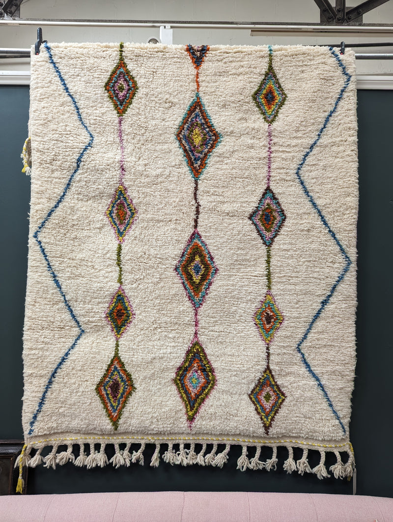 "Spectrum" Large Contemporary Beni Ourain Rug RUBO016