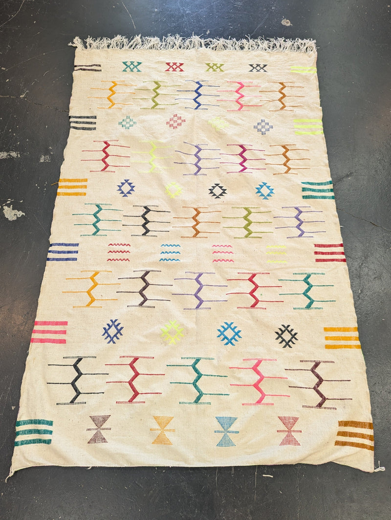 Whadzm ‘Rainbows’ flatweave kilim RUKM004