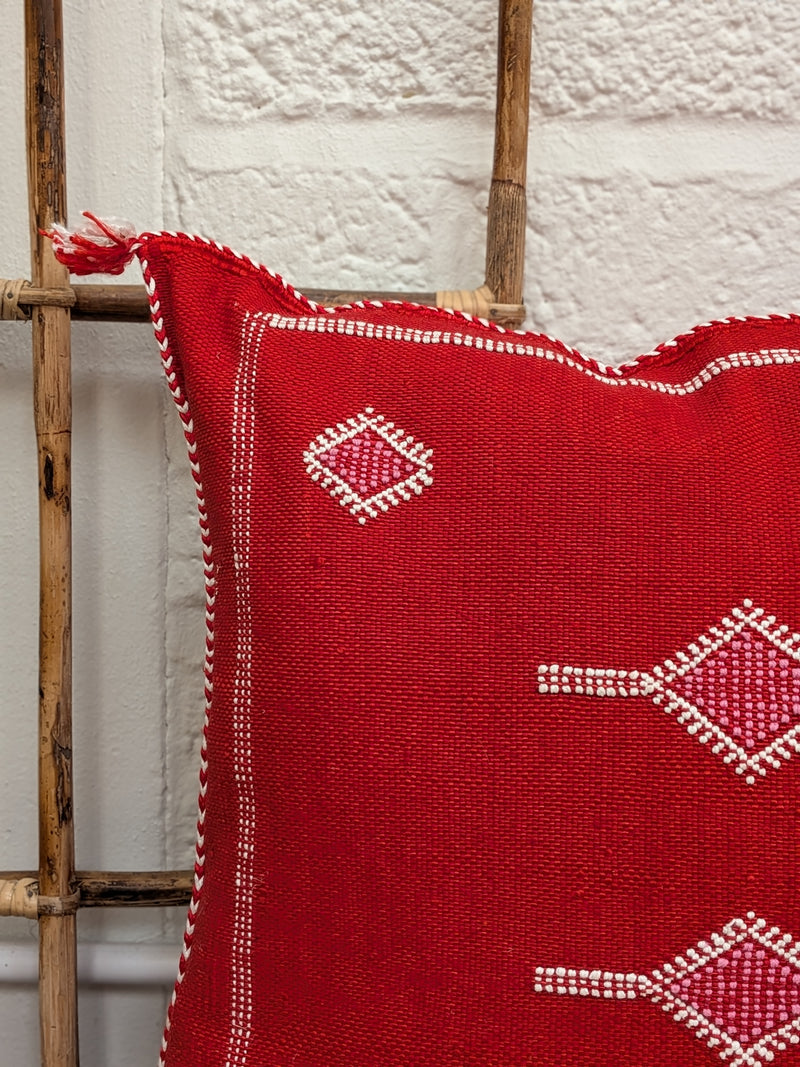 Moroccan Cactus Silk Cushion - CU-CS-020
