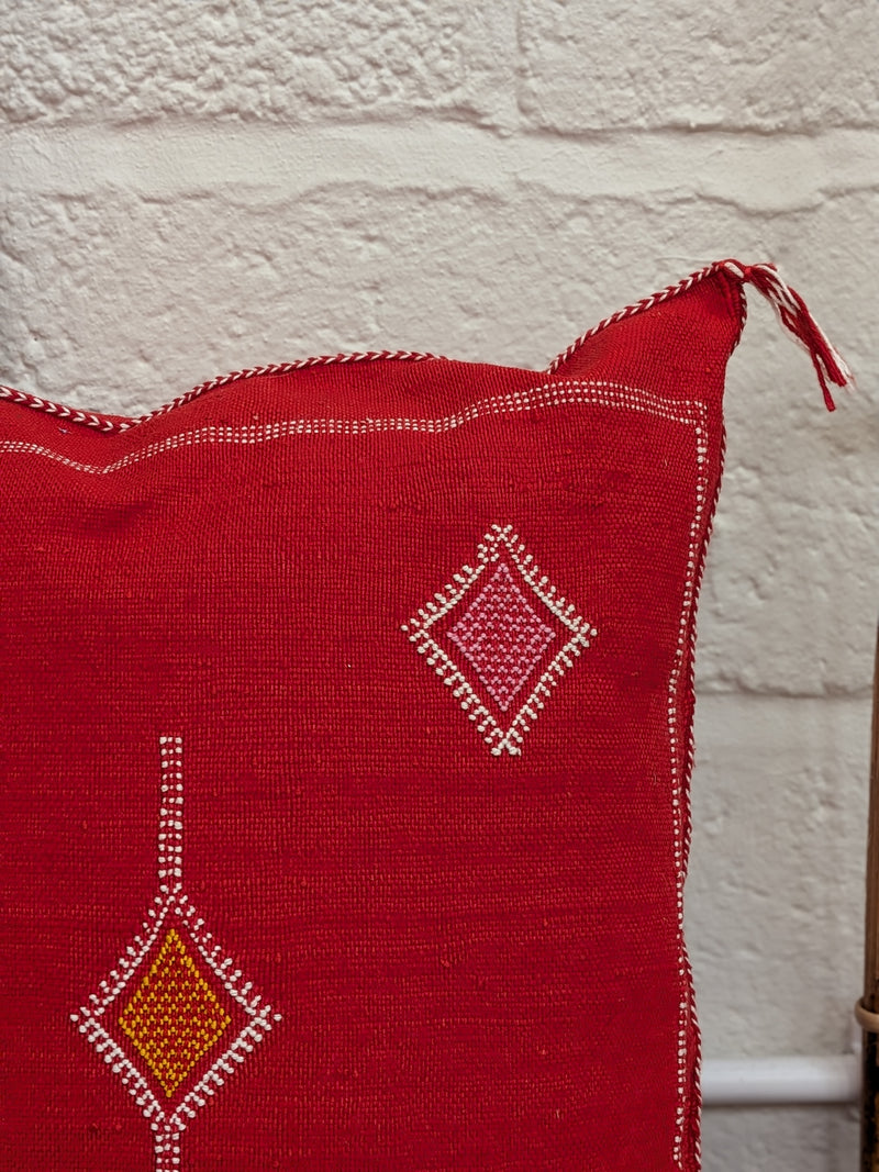 Moroccan Cactus Silk Cushion - CU-CS-021