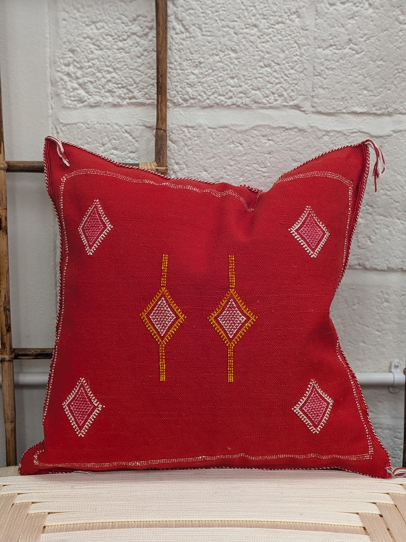 Moroccan Cactus Silk Cushion CUCS029