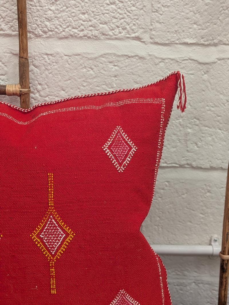 Moroccan Cactus Silk Cushion - CU-CS-030
