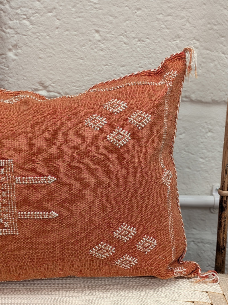 Moroccan Cactus Silk Cushion - CU-CS-032