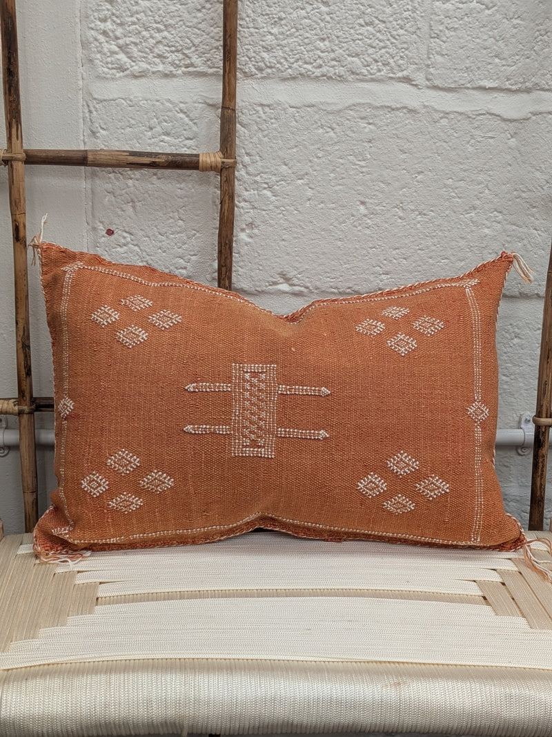 Moroccan Cactus Silk Cushion - CU-CS-033