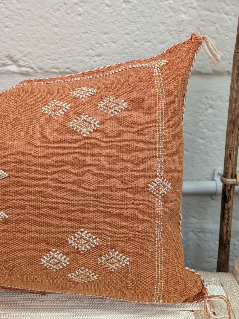 Moroccan Cactus Silk Cushion - CU-CS-033
