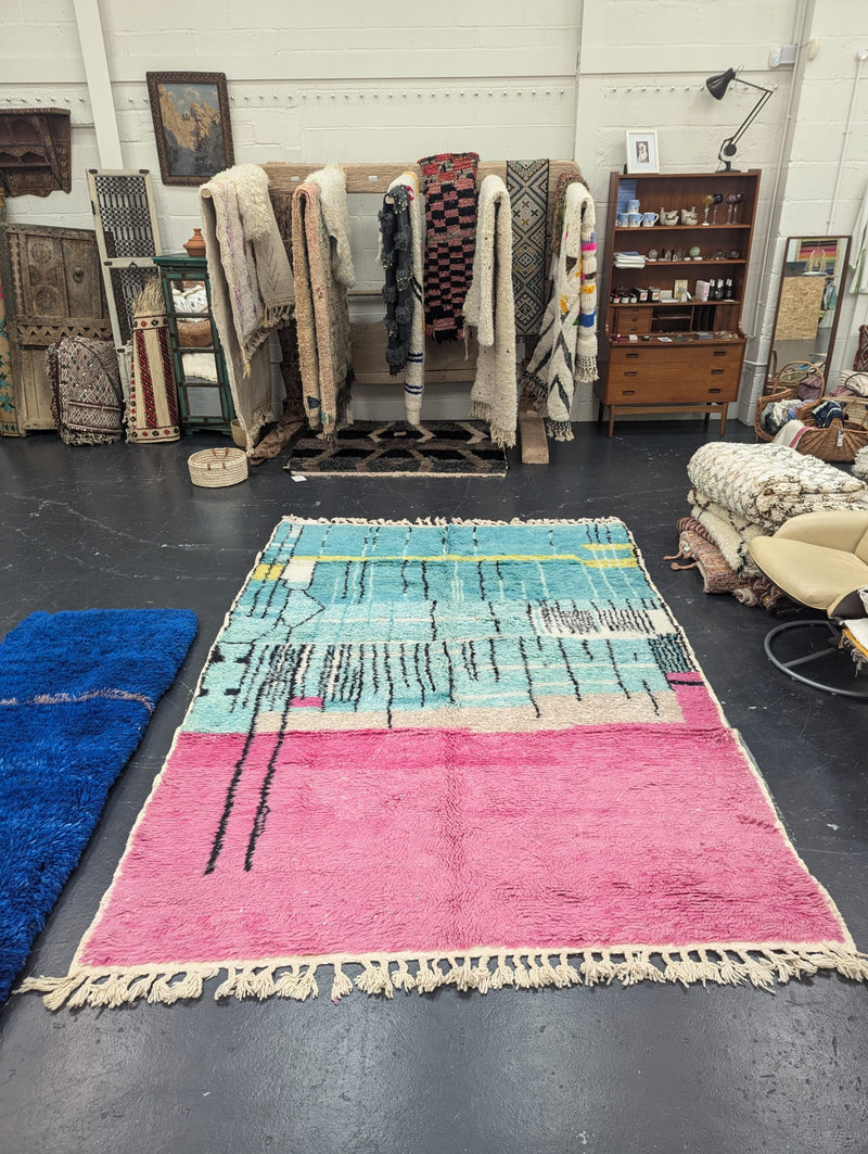 "Pop" Large Contemporary Beni Ourain Rug RUBO020