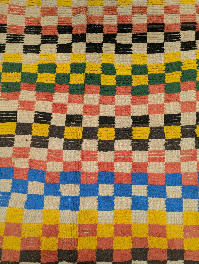 "Connect Four" Azilal Rug (Circa 1970's)