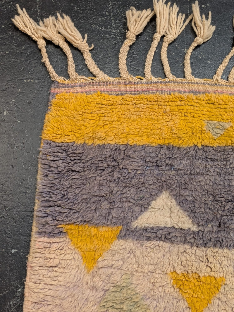 "Animal Kingdom" Preloved Beni Ourain Rug RUBO028