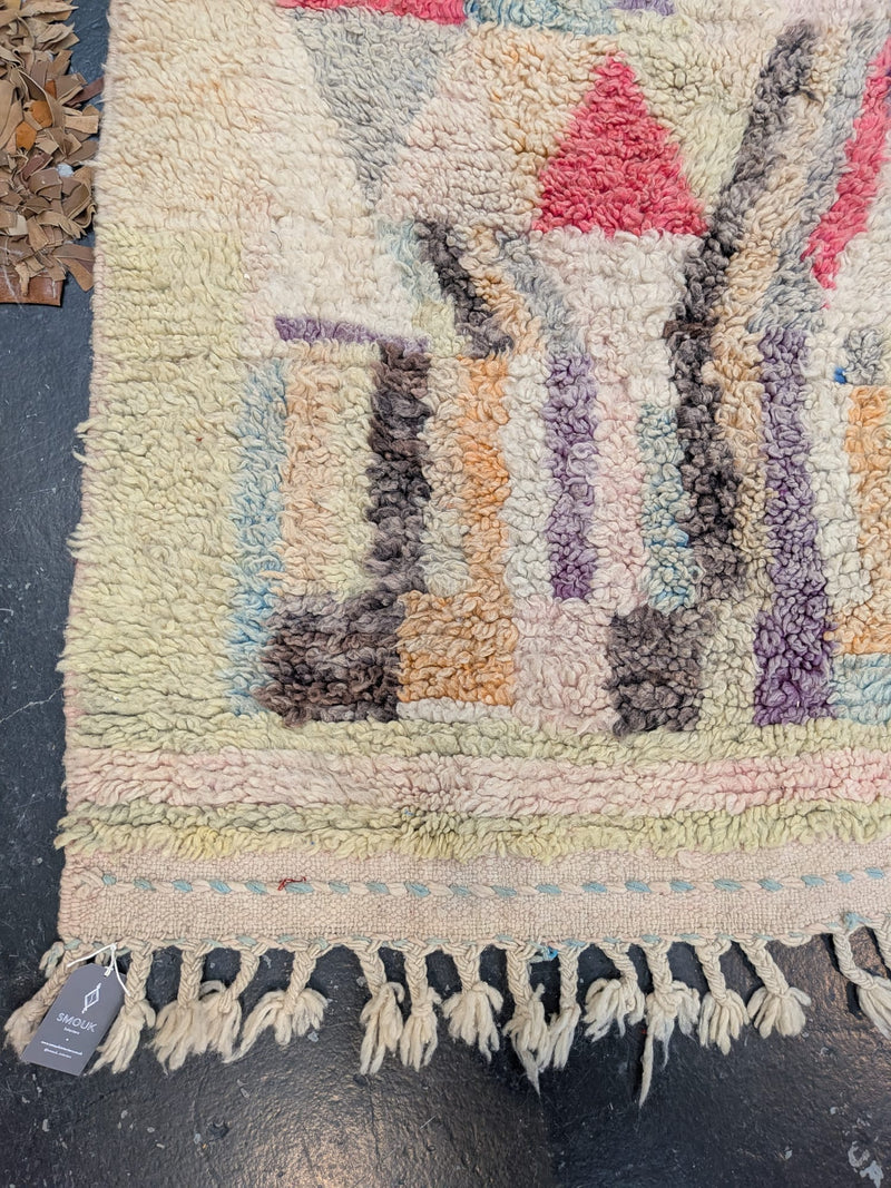 "Matisse" Preloved Beni Ourain Rug RUBO031