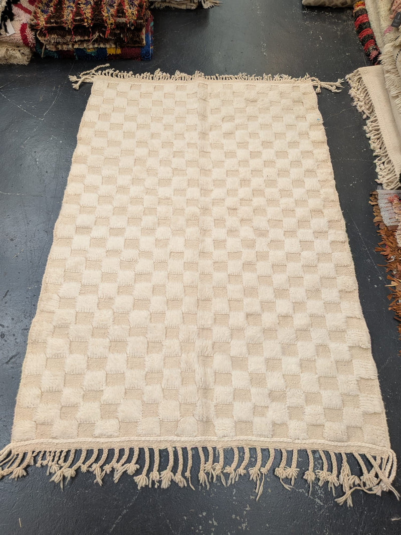 "Tariq" Contemporary Beni Ourain Rug - RU-BO-044