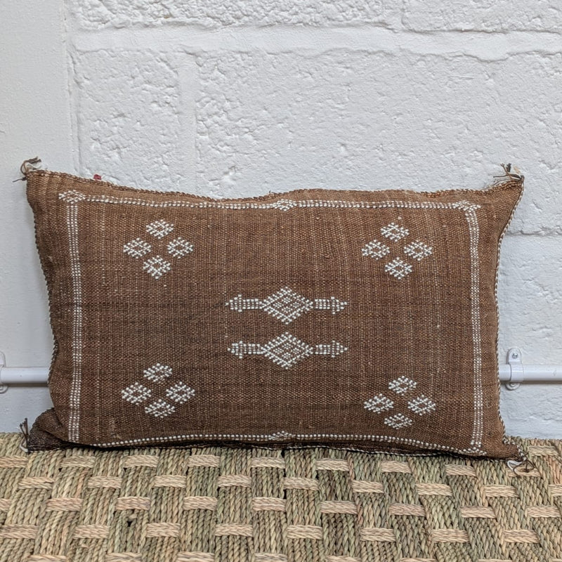 Moroccan Cactus Silk Cushion - CU-CS-045