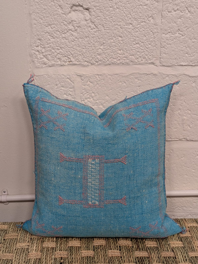 Moroccan Cactus Silk Cushion - CU-CS-058