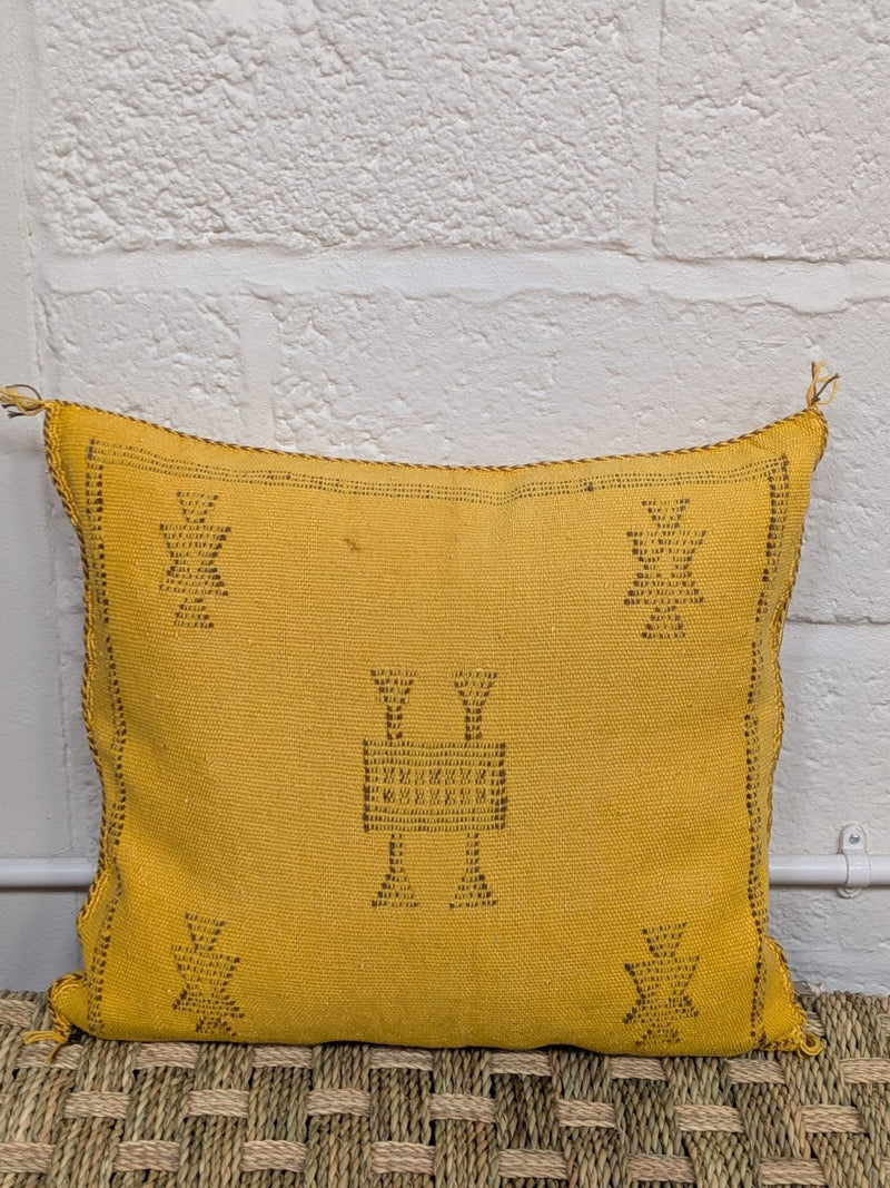 Moroccan Cactus Silk Cushion - CU-CS-057