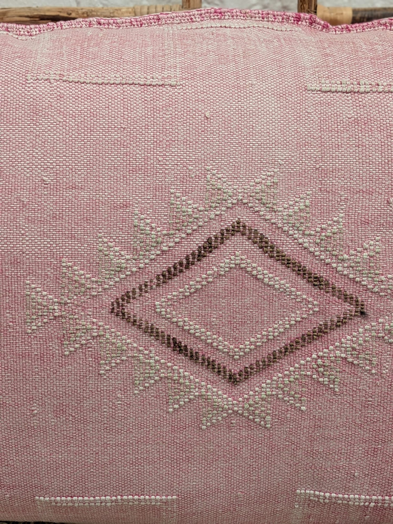 Large Moroccan Cactus Silk Cushion - CU-CS-067