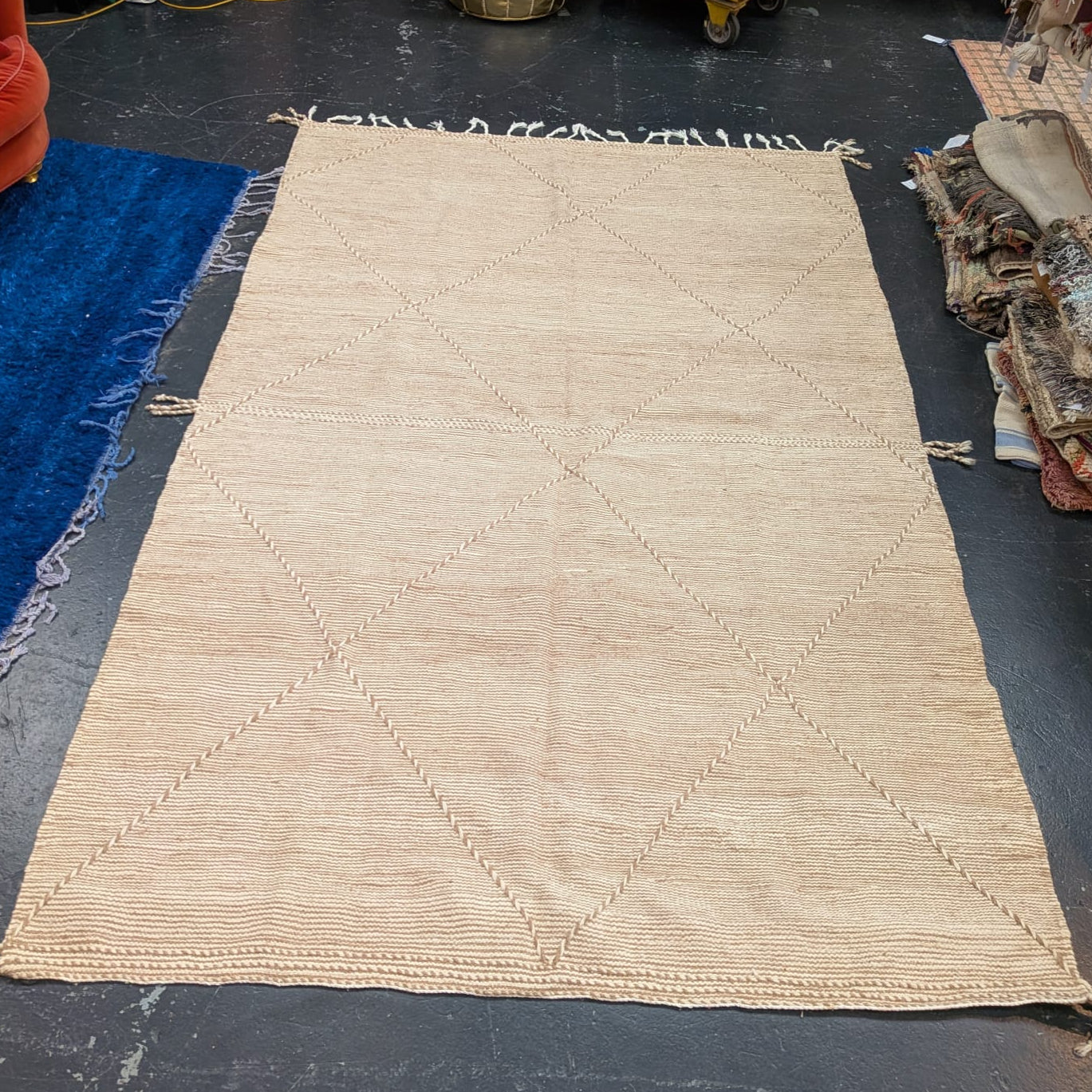 'Aya' Contemporary hand woven flatweave kilim RUKM027