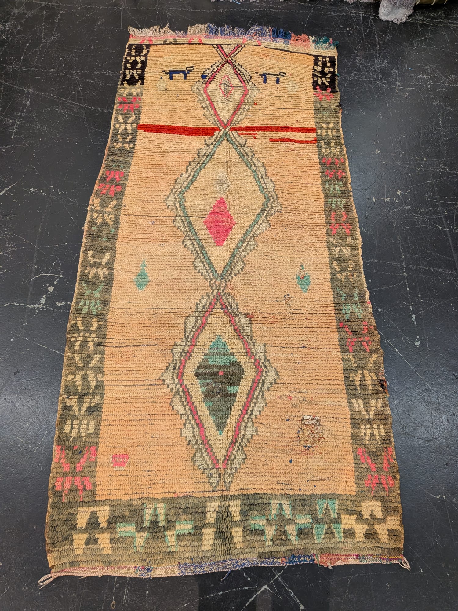 "Ziggy" Antique Azilal Rug RUAZ029