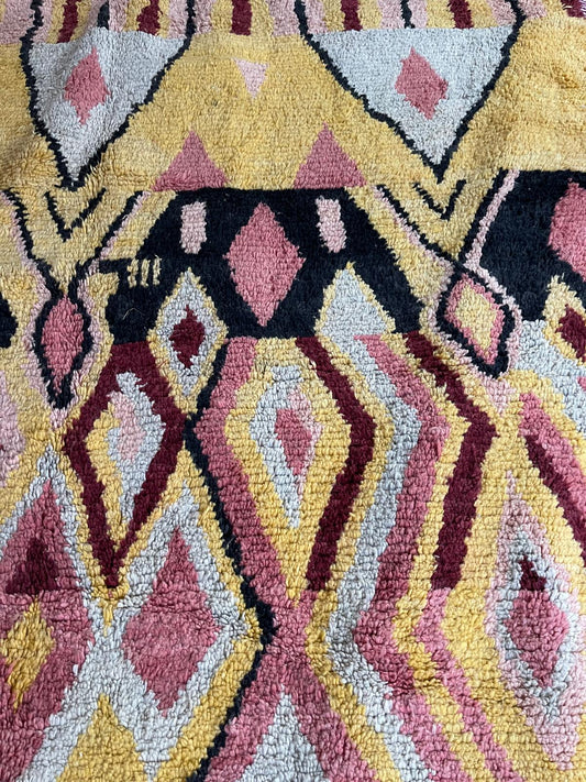"Saffron Rose" Vintage Boujaad Rug RUBJ36