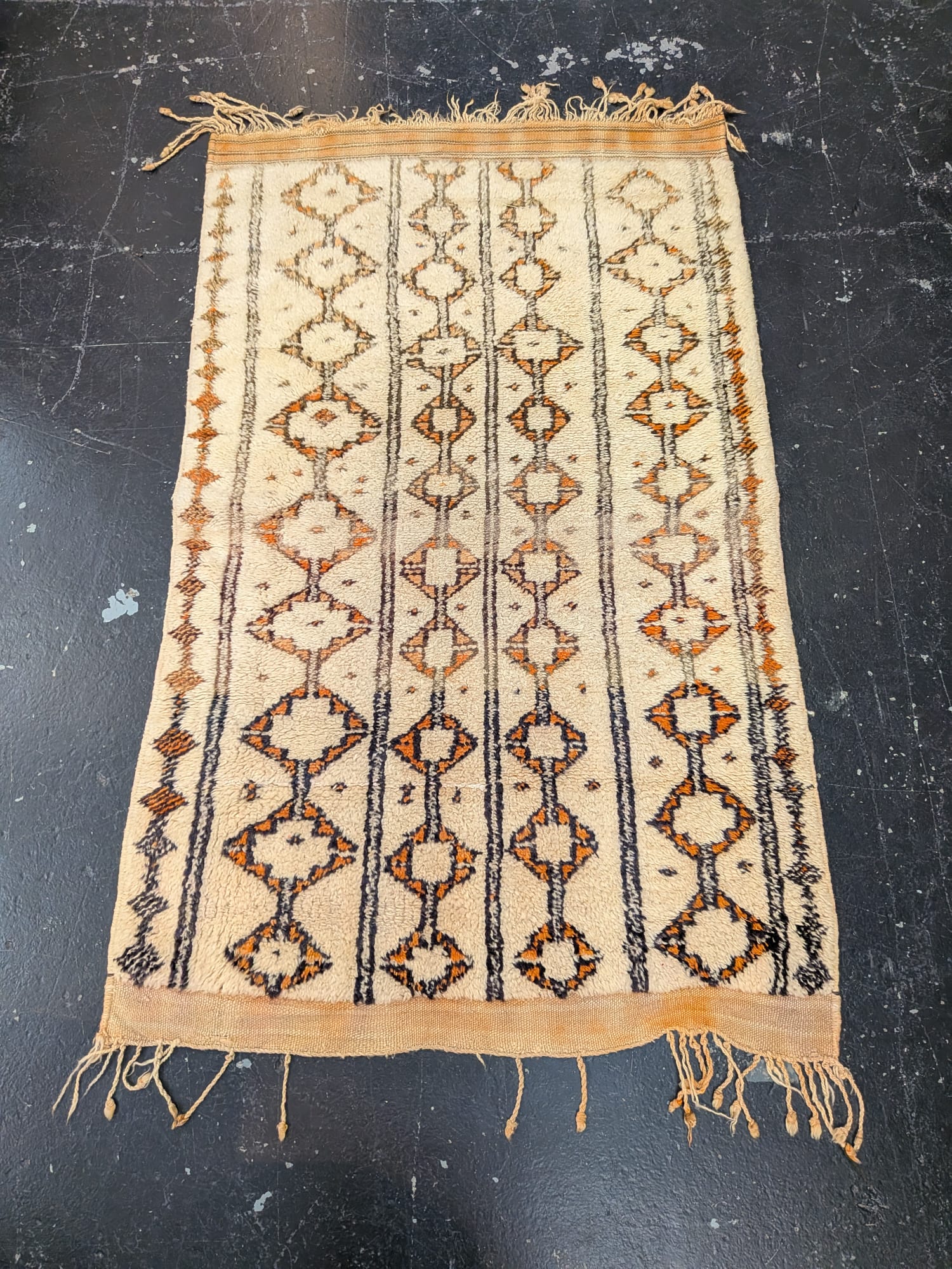 "Spice Market" Antique Beni Ourain Rug RUBO070