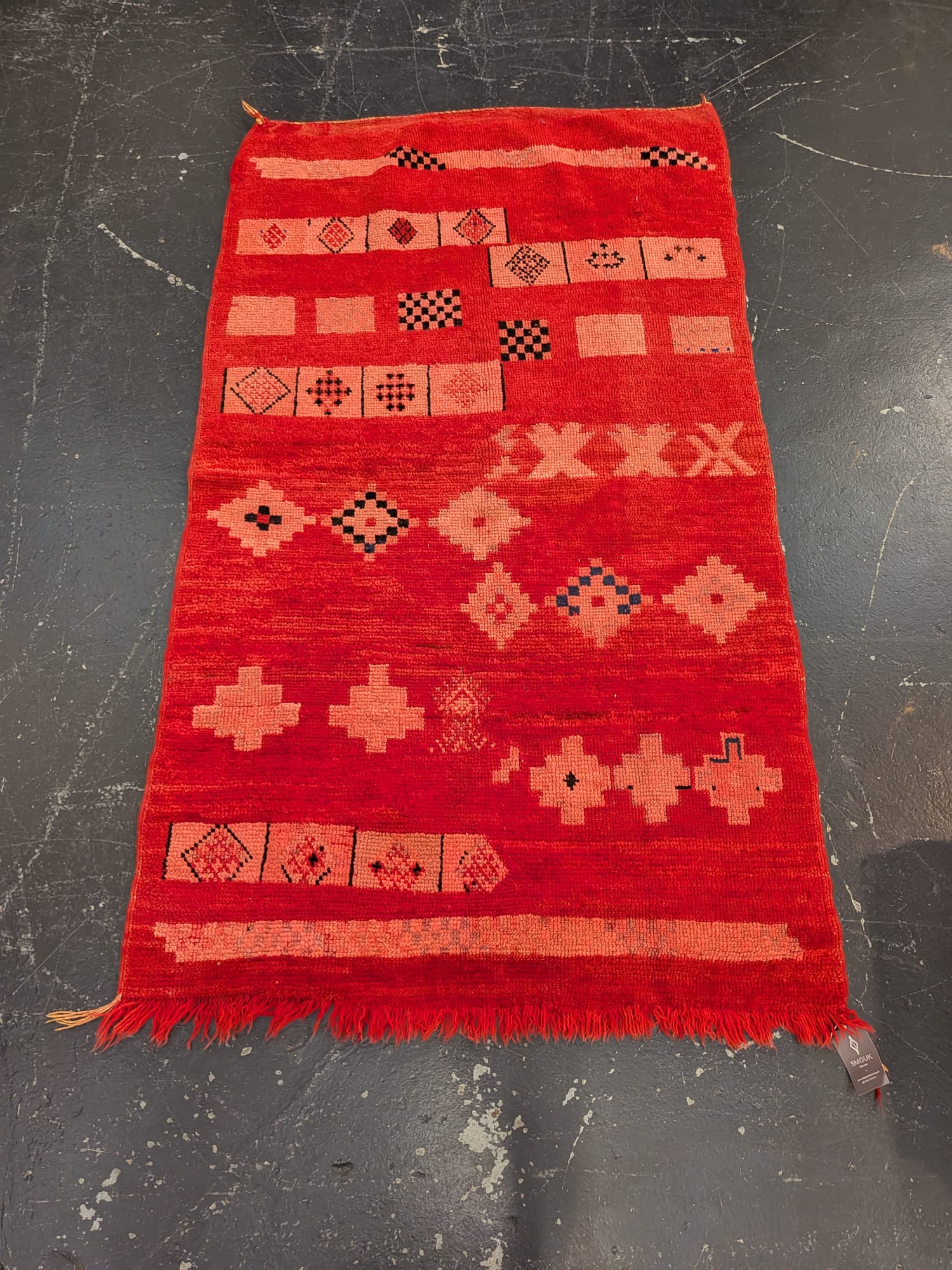 "Valentine" Antique Boujaad Rug RUBJ016