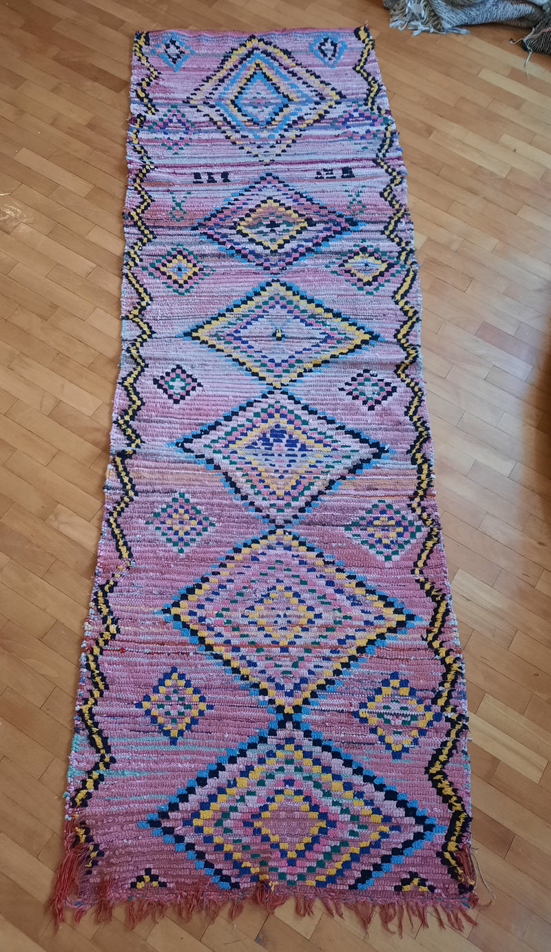 "Dusty Pink" Antique Azilal Runner RUAZ005