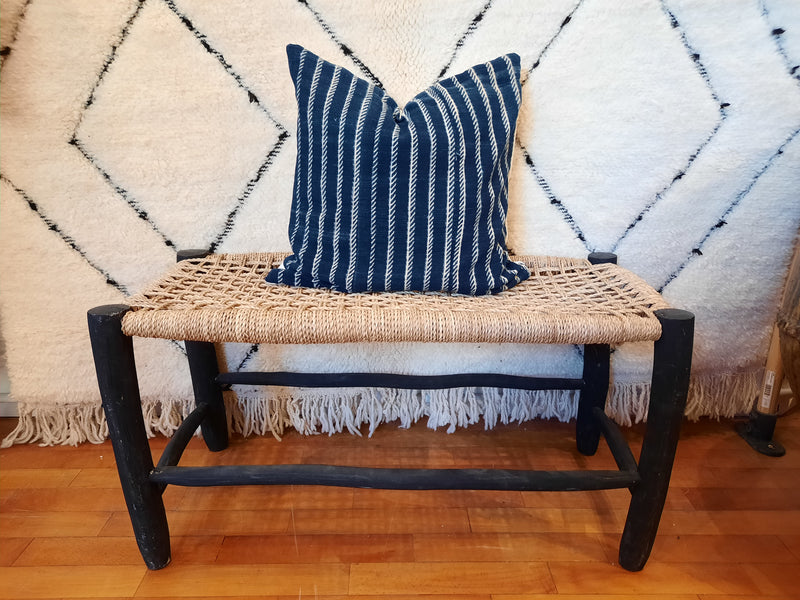 Indigo Tie Dye Mud Cloth Cushion