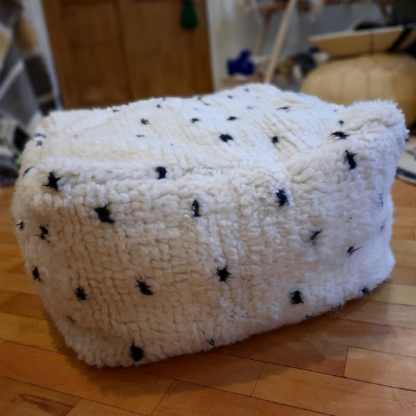 Beni Ourain Floor Cushion - stuffed