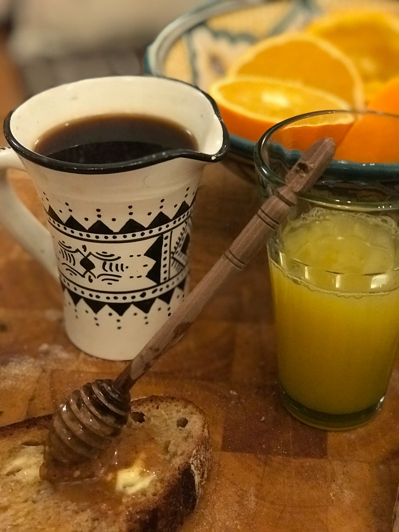 Hand Turned Walnut Honey Dippers