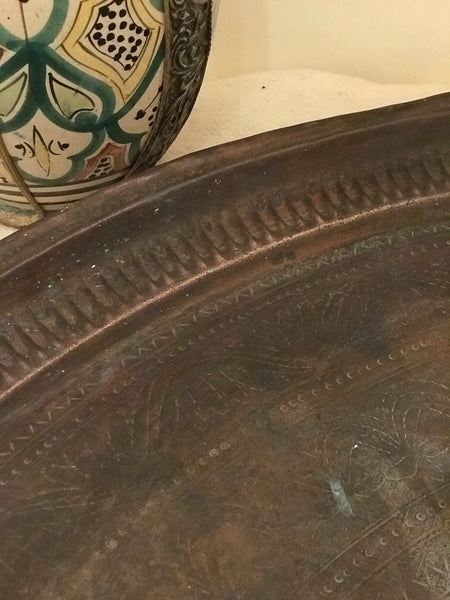 Huge Copper Tray / Table Top