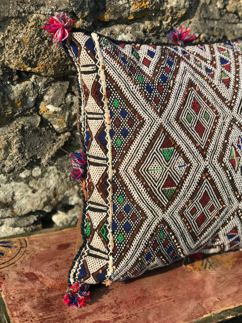 ‘Spice Route’ Antique Kilim Cushion