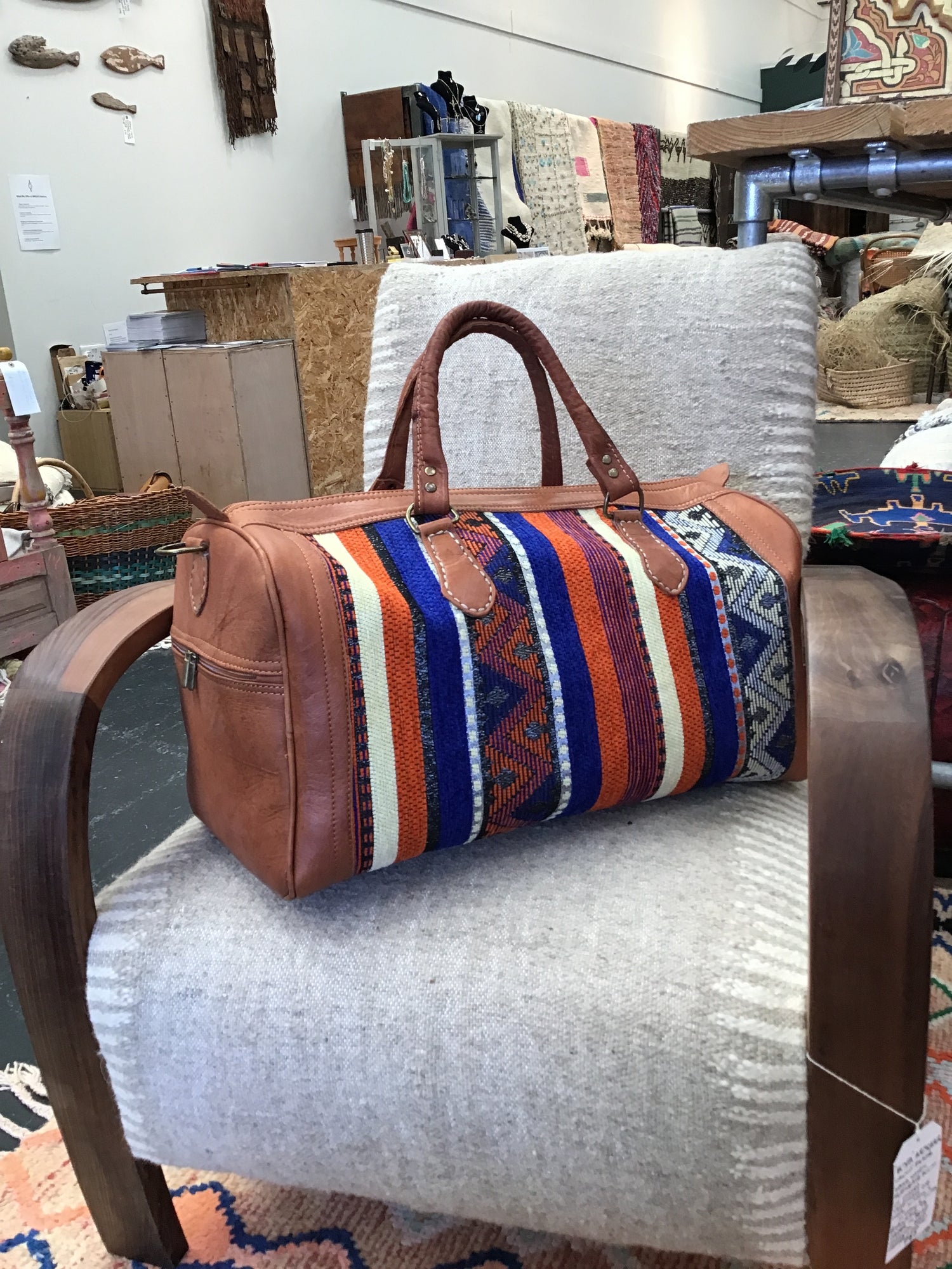 Leather Holdall Bag LB02F