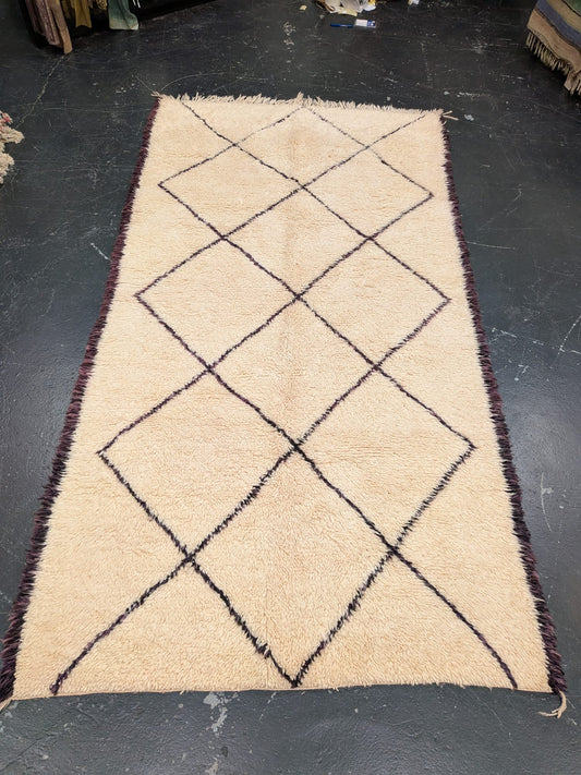"Isha" Antique Beni Ourain Rug RUBO035