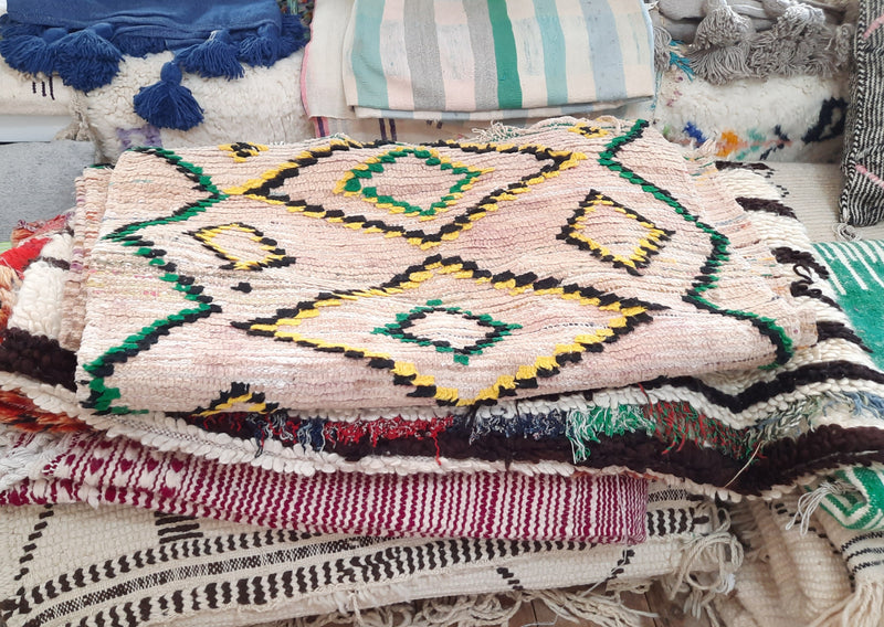 "Faded Peaches" Antique Azilal Runner RUAZ006