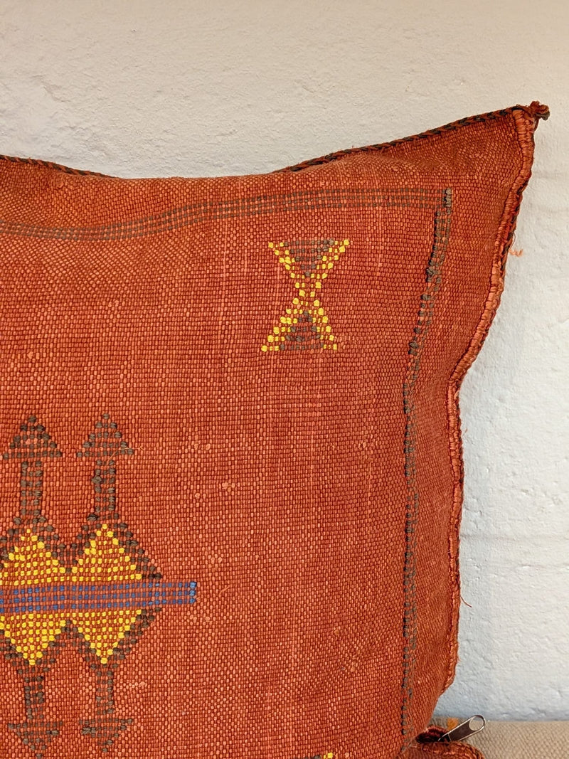 Moroccan Cactus Silk Cushion CUCS072