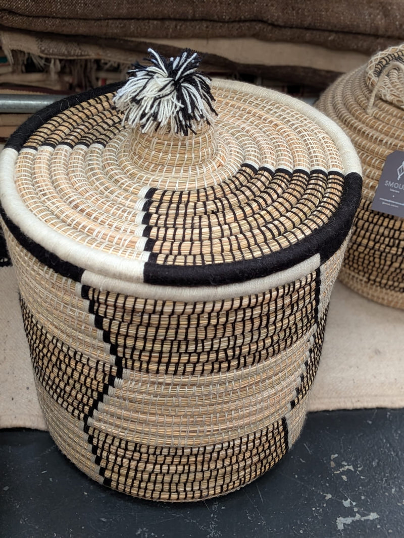 Hand Woven Laundry Basket HWBK031