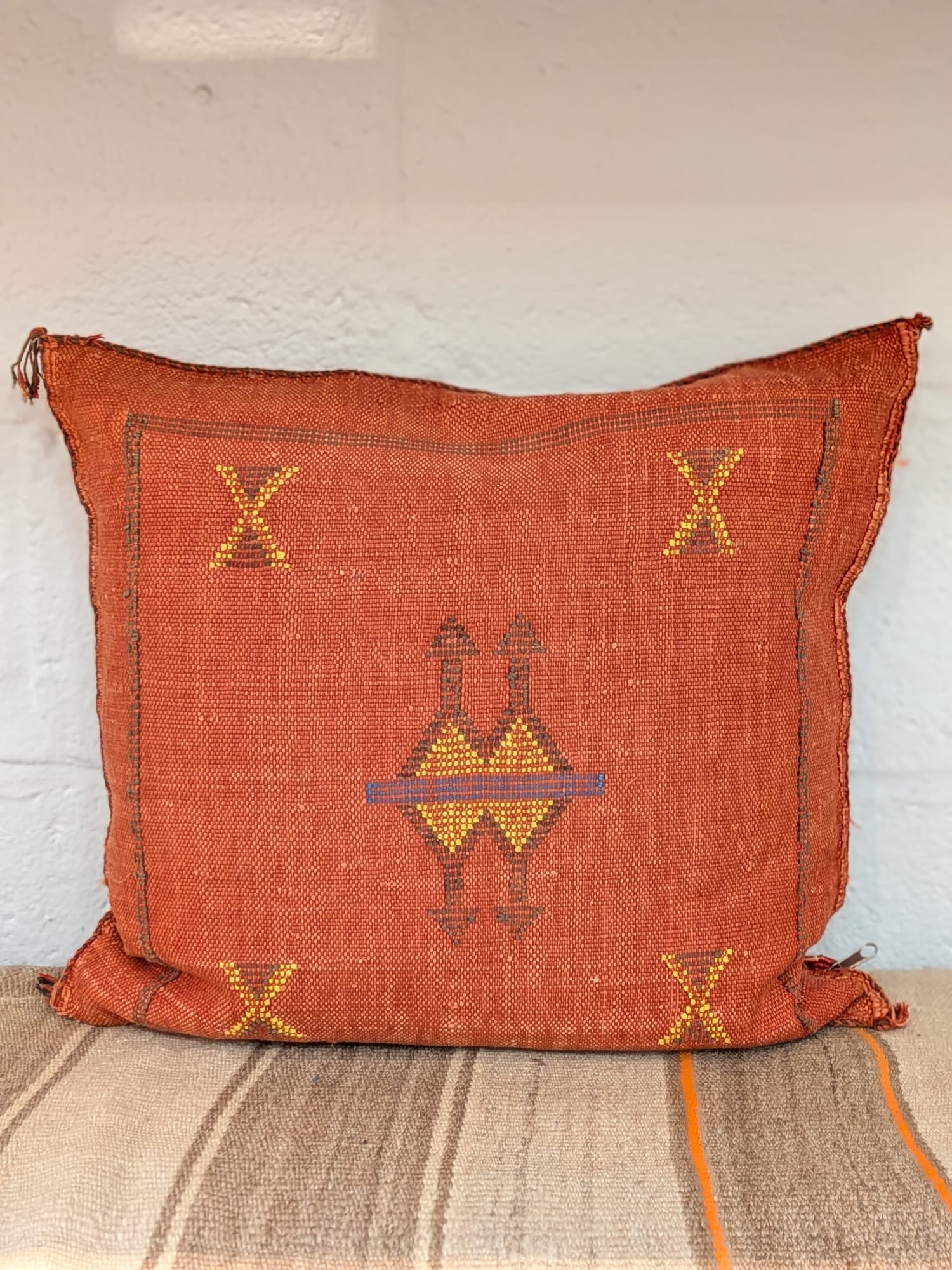 Moroccan Cactus Silk Cushion CUCS072