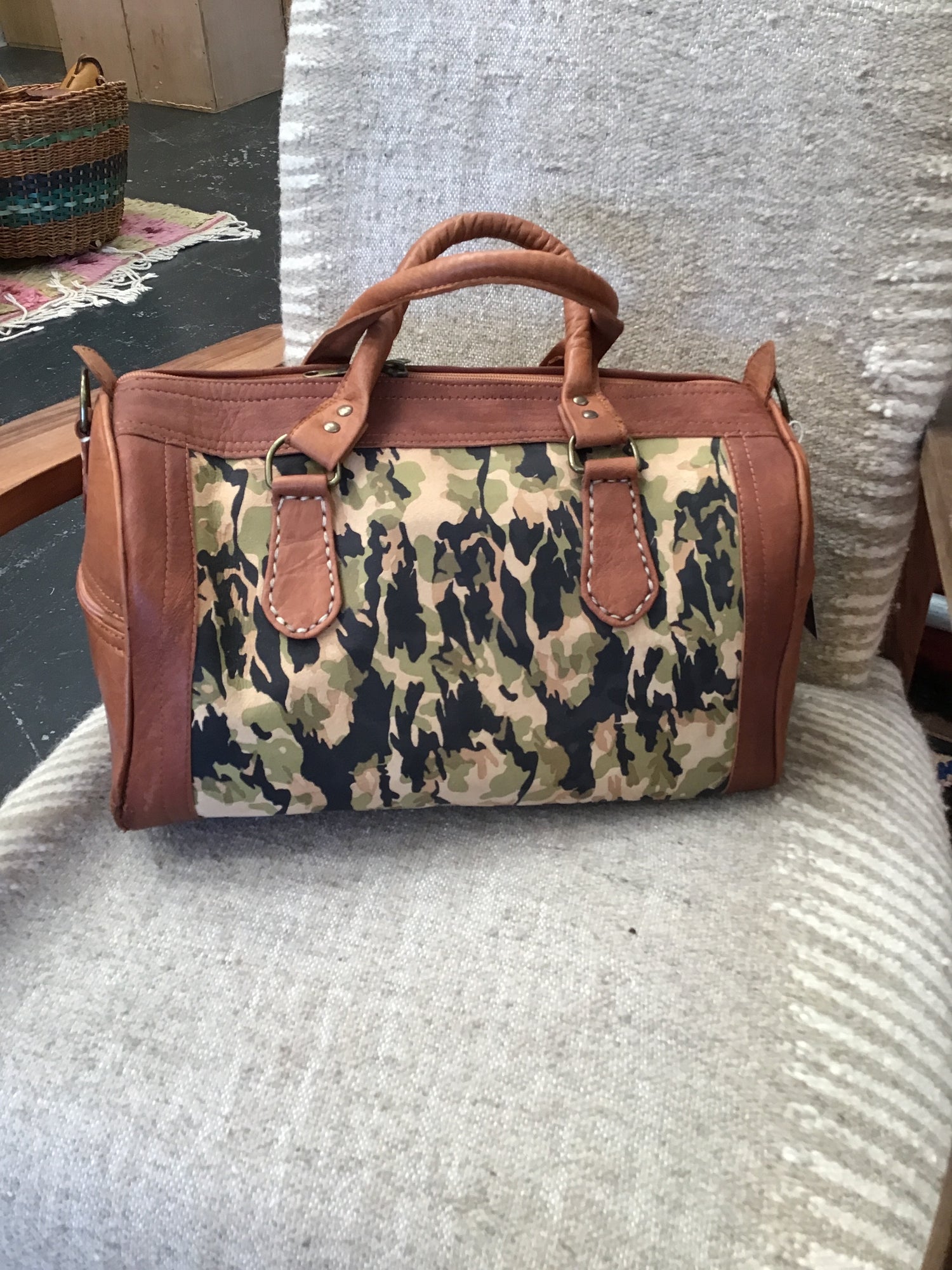 Leather Holdall Bag LB01C