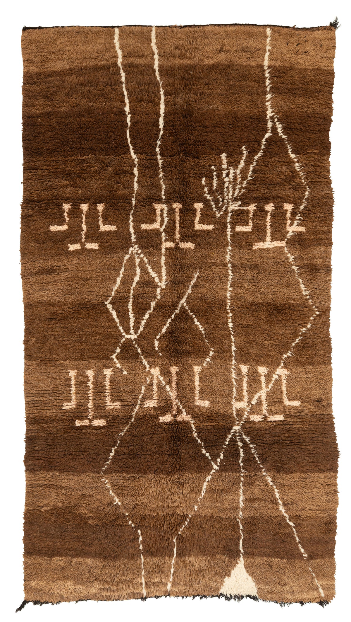 "Mountain Paths" Beni Ourain Rug RUBO079