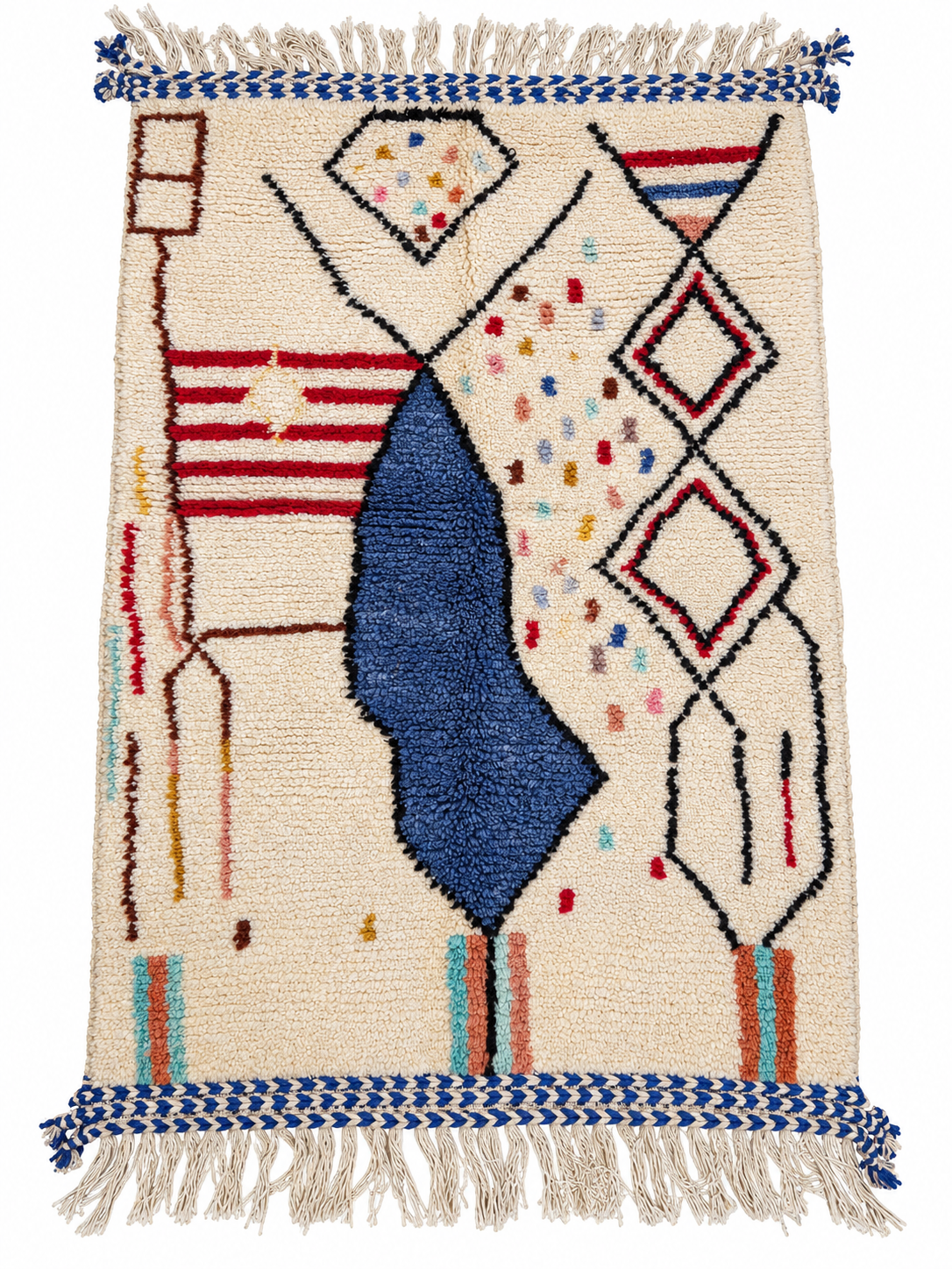 "Calder's Dream" Contemporary Beni Ourain Rug RUB096