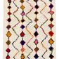 "Garlands of Joy" Contemporary Beni Ourain Rug RUB094
