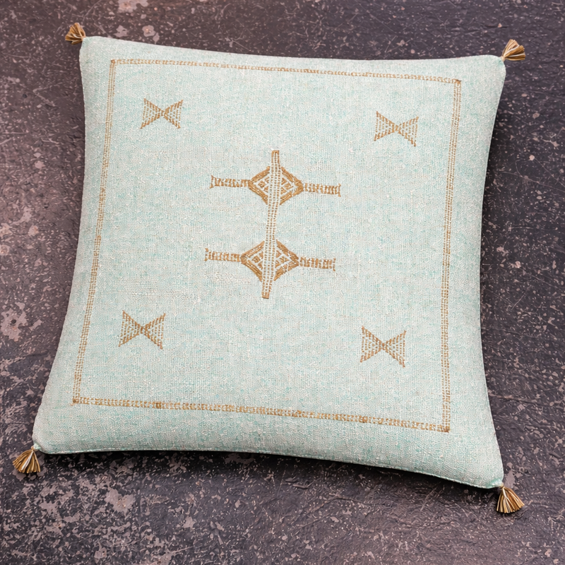 Moroccan Cactus Silk Cushion CUCS106