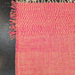 'Pink & Cream' Flatweave Reversible Kilim Runner - RUKM030