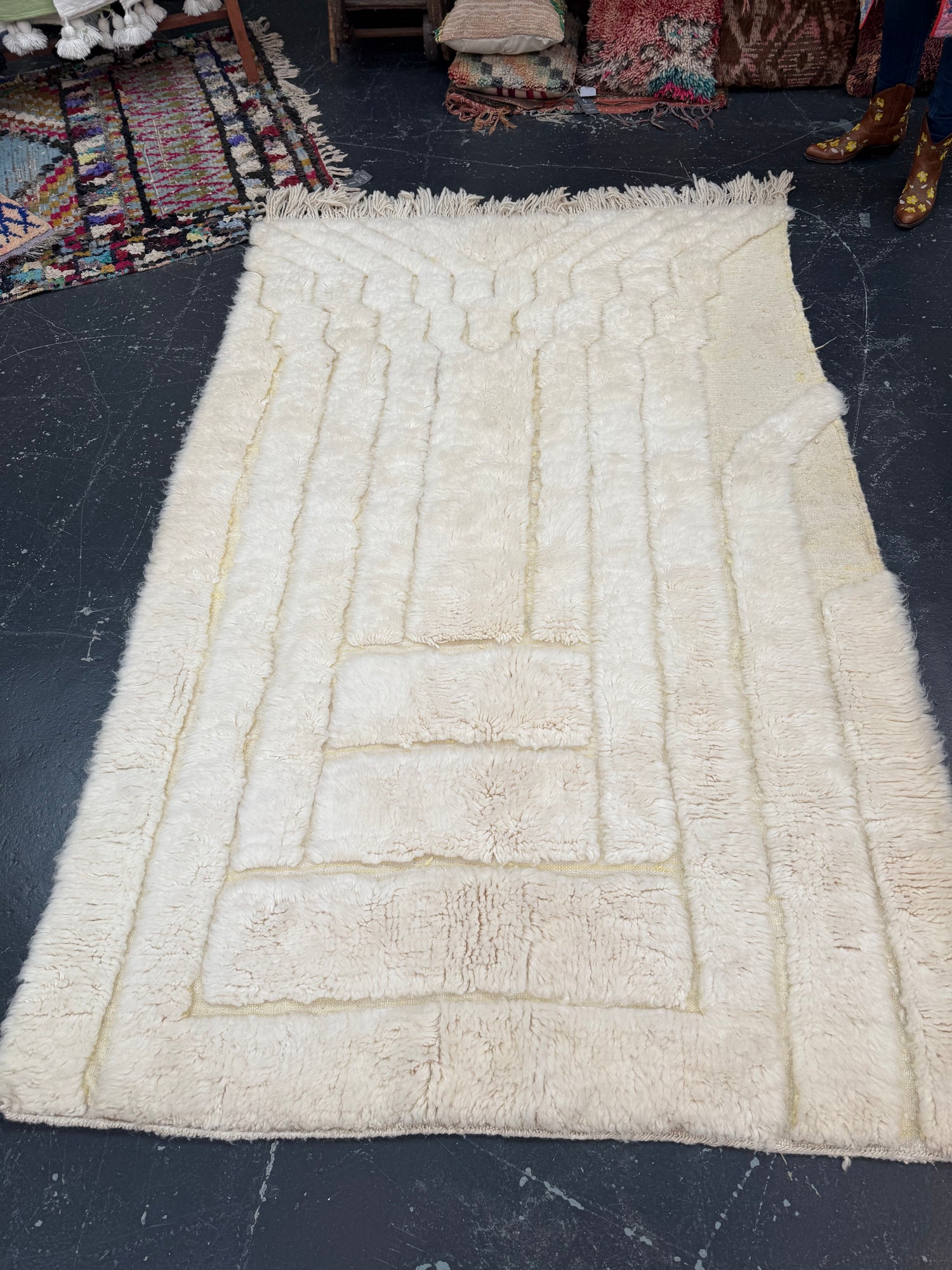 "Lemon Sorbet" Beni Ourain Rug RUBO045